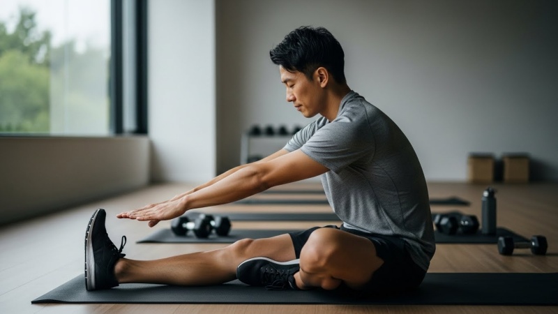 翌日に疲れを残さない!筋トレ効果を最大化する「リラックス」筋トレ後ストレッチ(静的)