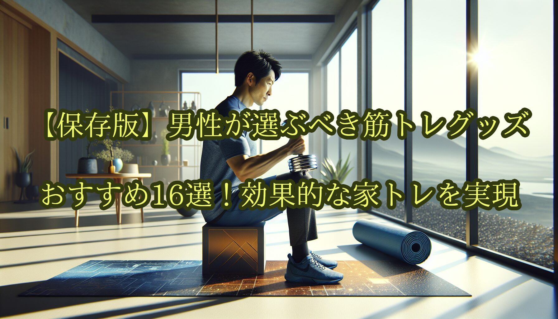 【保存版】男性が選ぶべき筋トレグッズおすすめ16選！効果的な家トレを実現