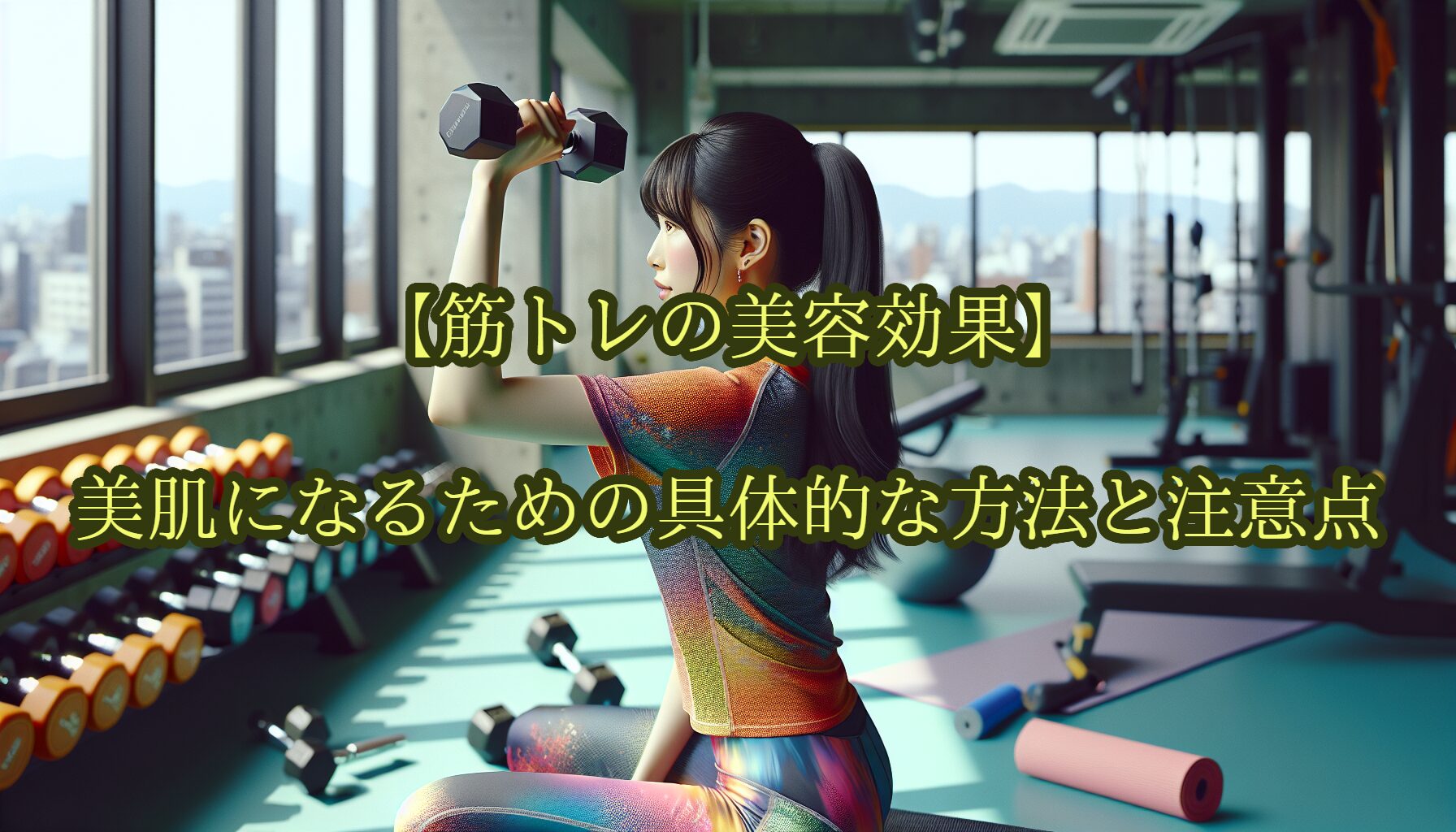 【筋トレの美容効果】美肌になるための具体的な方法と注意点