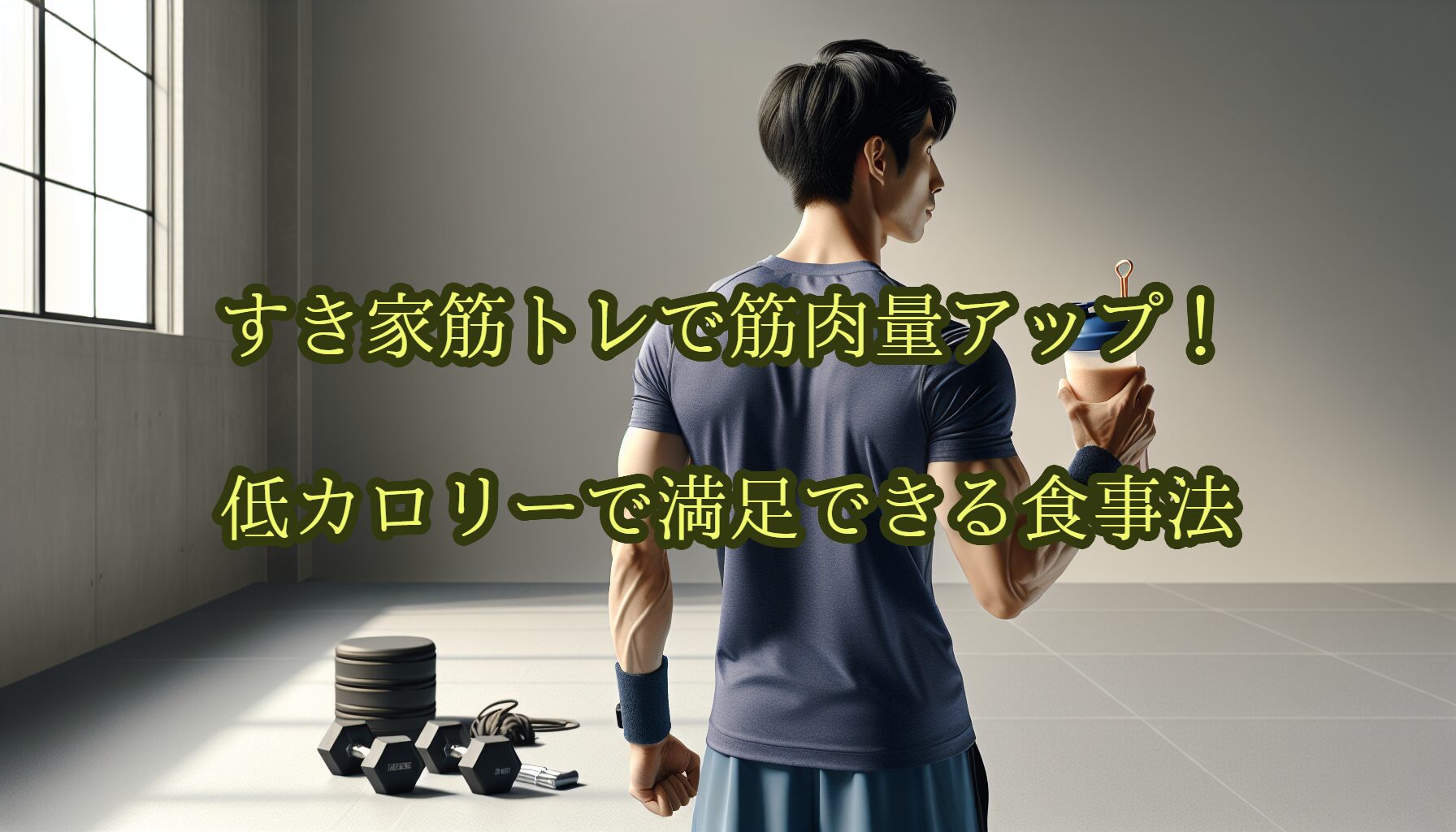 すき家筋トレで筋肉量アップ！低カロリーで満足できる食事法