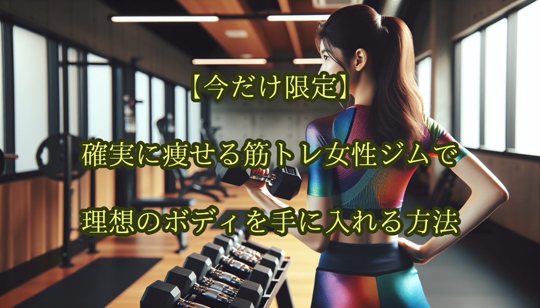 【今だけ限定】確実に痩せる筋トレ女性ジムで理想のボディを手に入れる方法