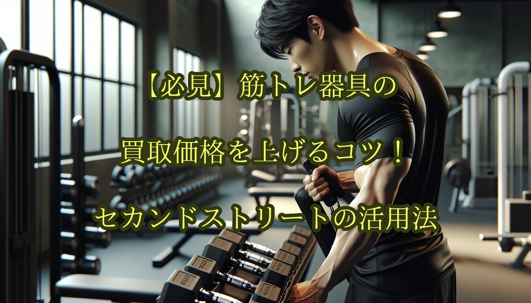 【必見】筋トレ器具の買取価格を上げるコツ！セカンドストリートの活用法