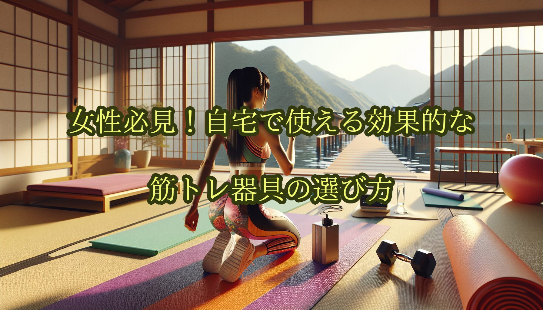 女性必見！自宅で使える効果的な筋トレ器具の選び方