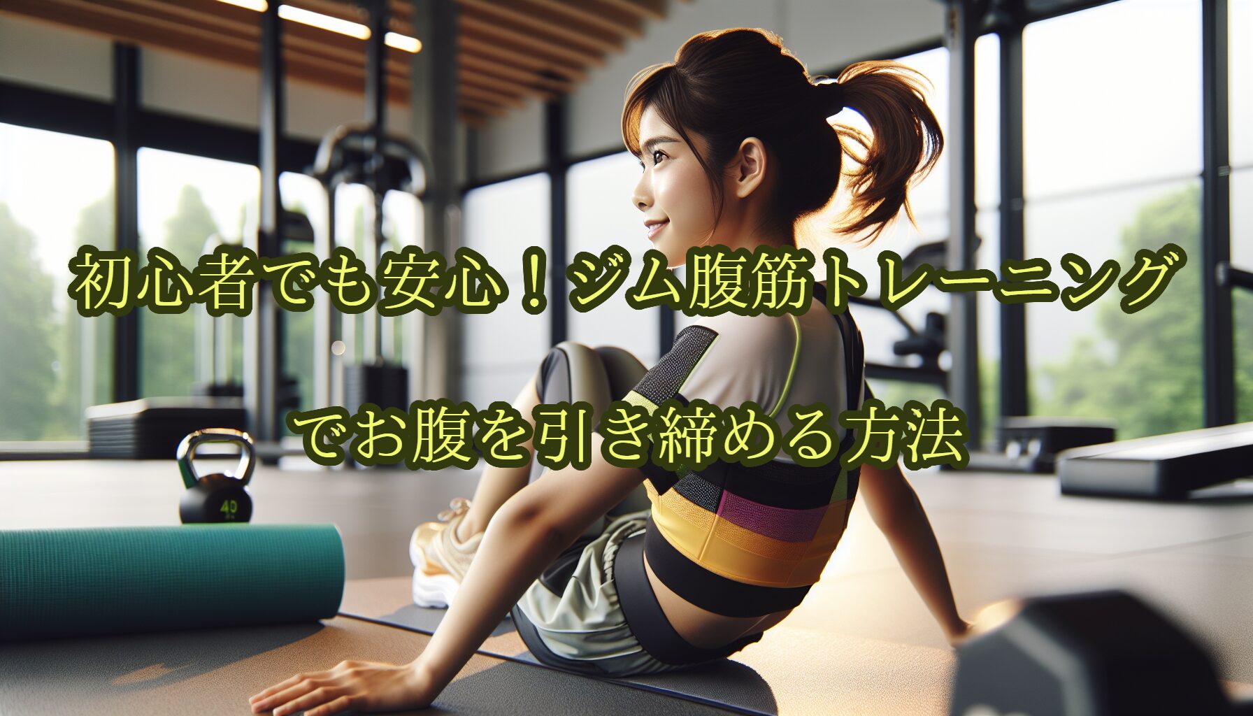 初心者でも安心！ジム腹筋トレーニングでお腹を引き締める方法