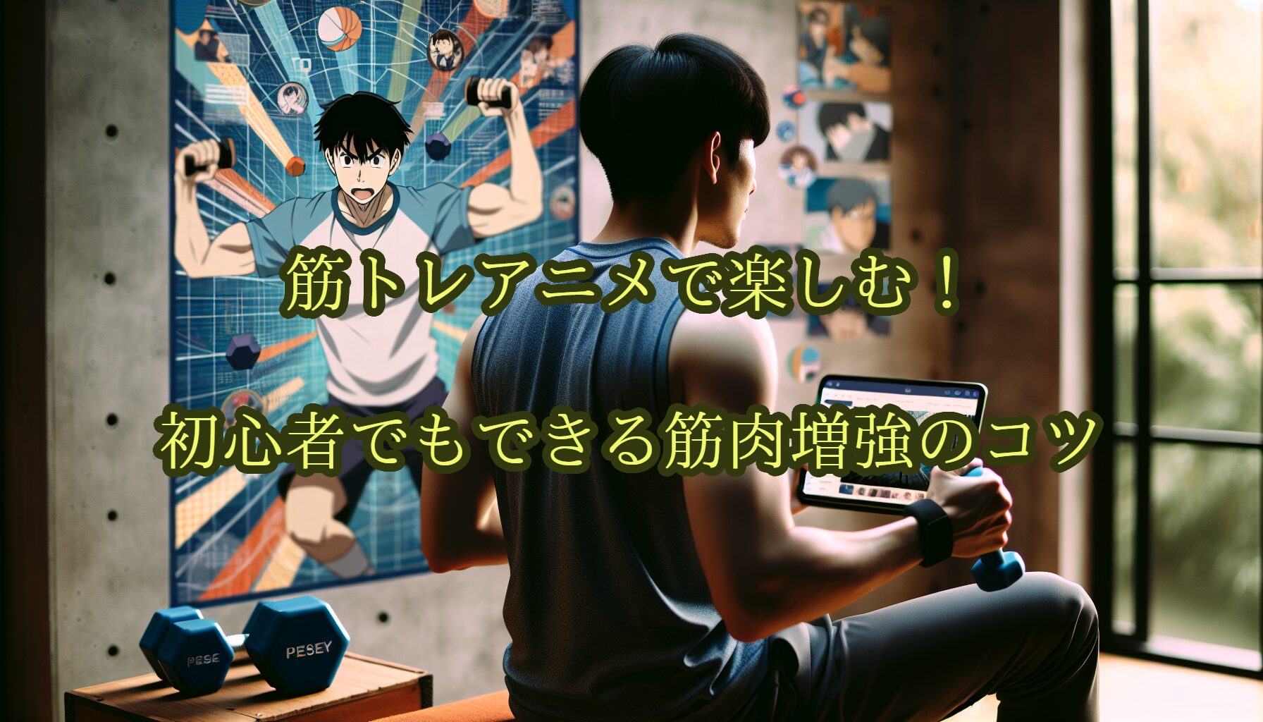 筋トレアニメで楽しむ！初心者でもできる筋肉増強のコツ