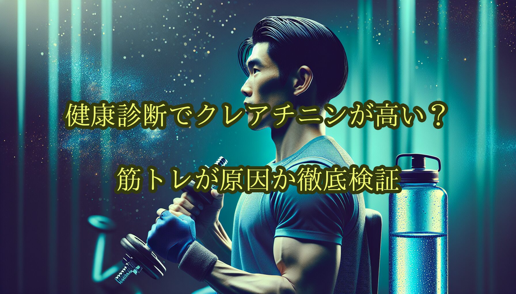 健康診断でクレアチニンが高い？筋トレが原因か徹底検証