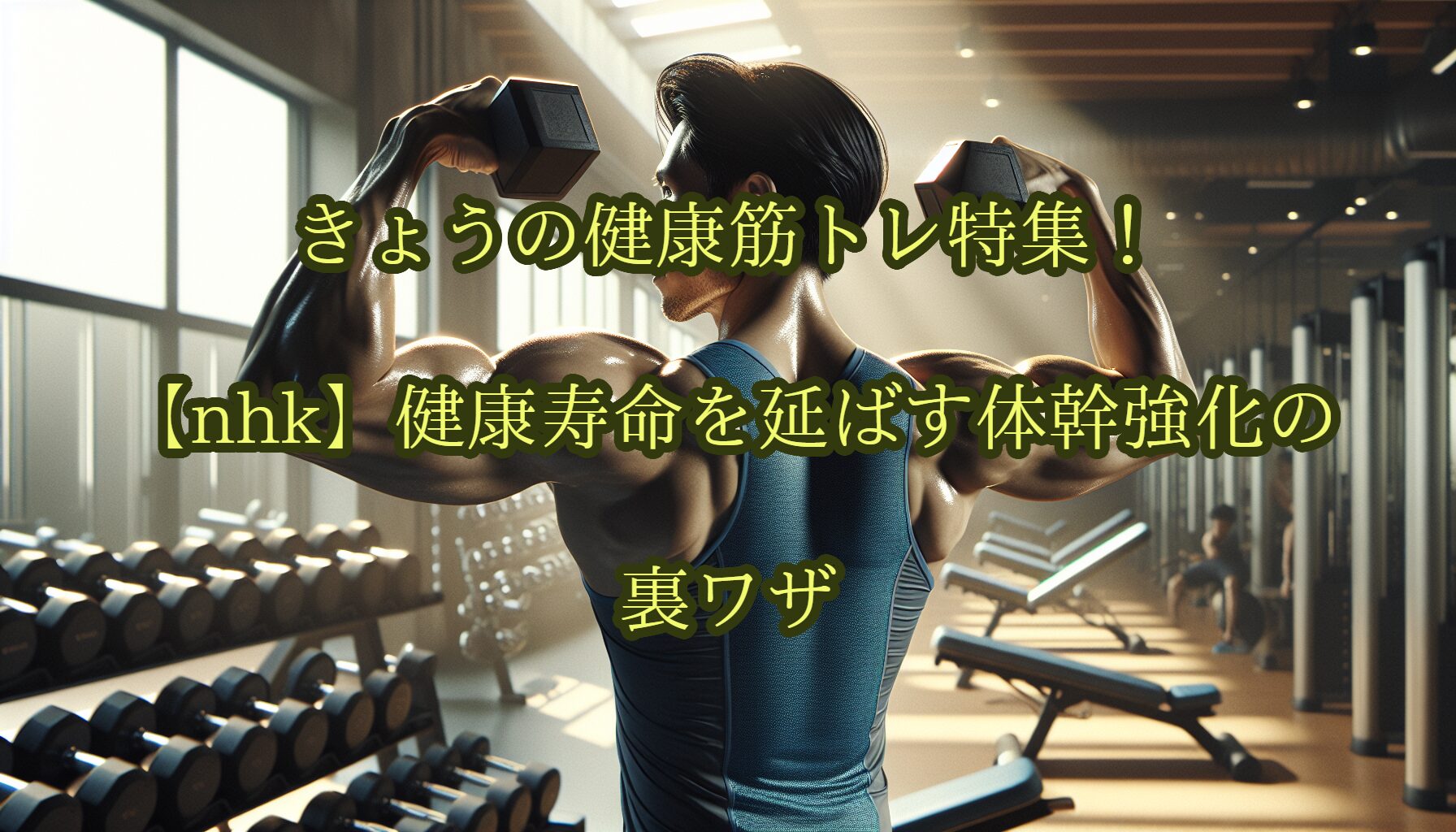 きょうの健康筋トレ特集！【NHK】健康寿命を延ばす体幹強化の裏ワザ