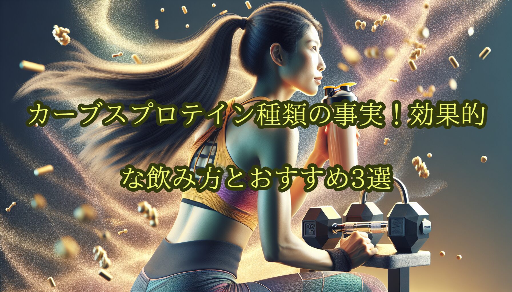 カーブスプロテイン種類の事実！効果的な飲み方とおすすめ3選