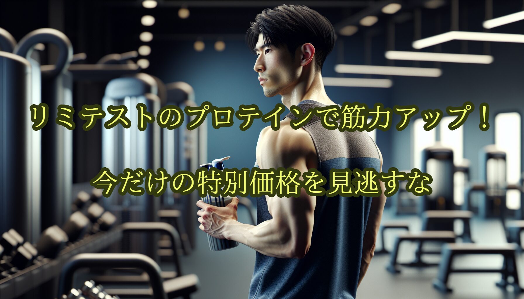 リミテストのプロテインで筋力アップ！今だけの特別価格を見逃すな