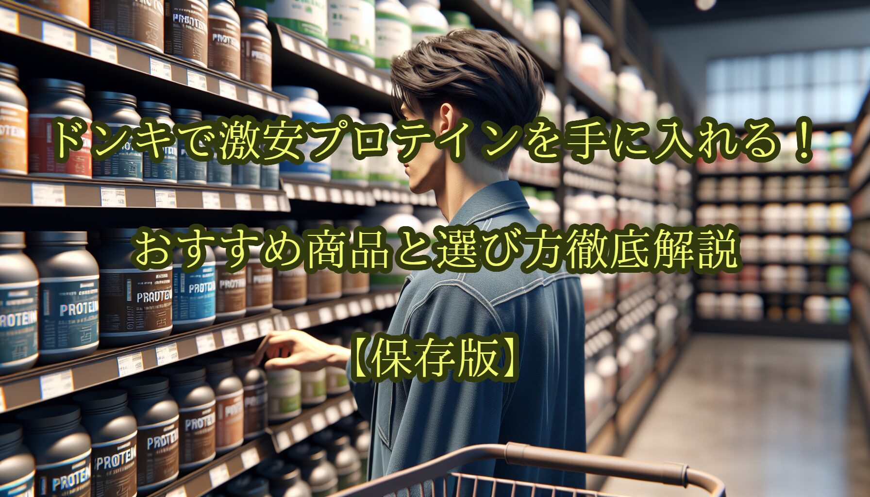ドンキで激安プロテインを手に入れる！おすすめ商品と選び方徹底解説【保存版】