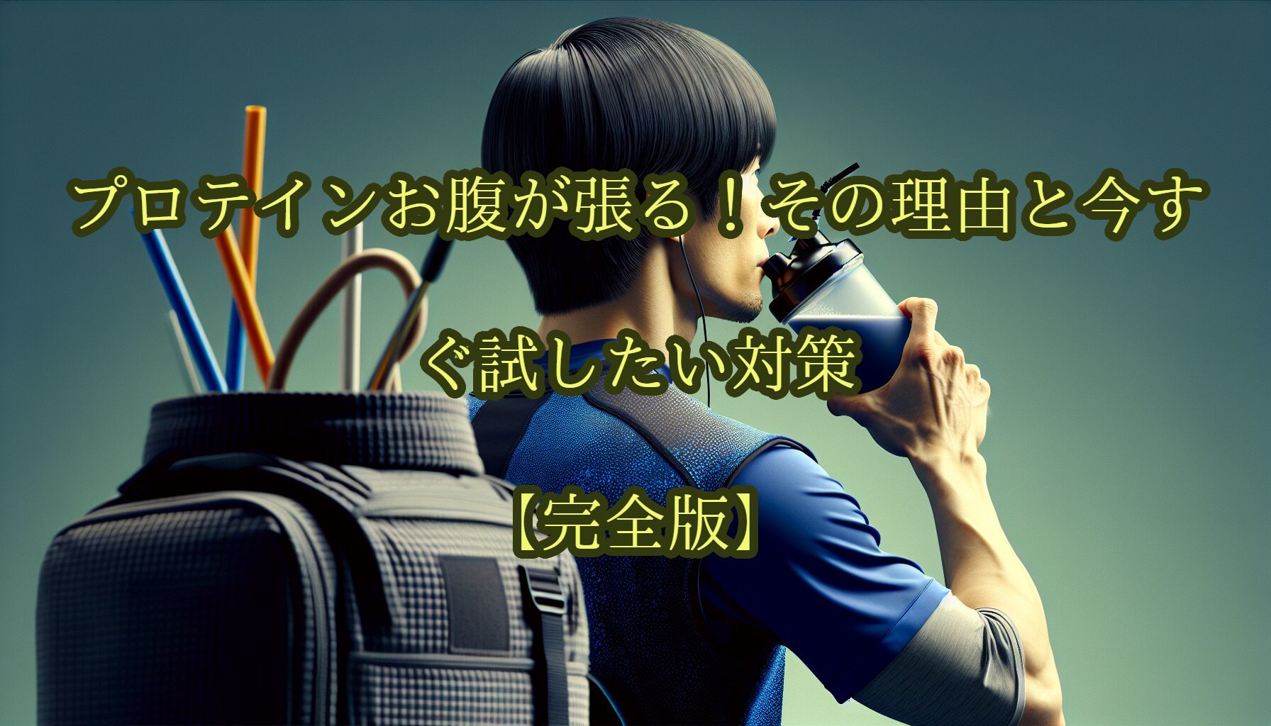 プロテインお腹が張る！その理由と今すぐ試したい対策【完全版】
