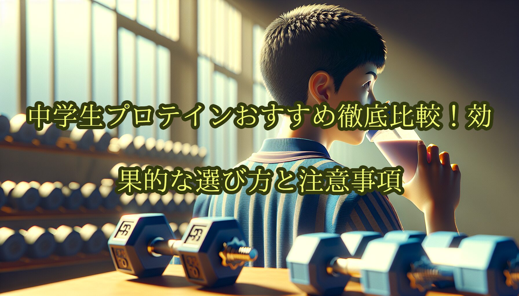 中学生プロテインおすすめ徹底比較！効果的な選び方と注意事項