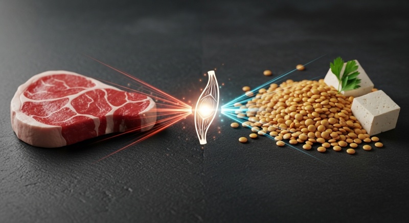 「植物性＝筋肉がつかない」は本当か？科学的な答え