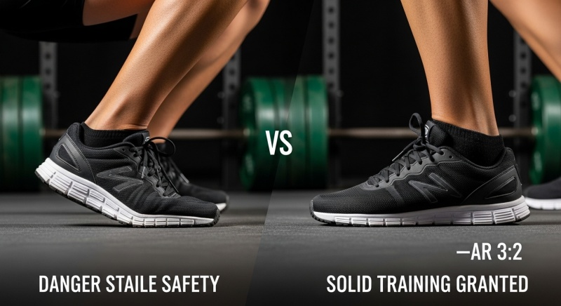 【結論】なぜ筋トレに「ランニングシューズ」が絶対NGなのか？2つの決定的理由