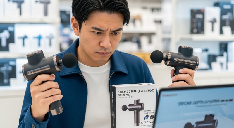 失敗しない!マッサージガンの「選び方」5つのポイント