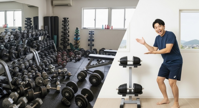 なぜ今、固定式ではなく「可変式ダンベル」一択なのか？