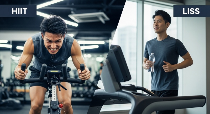 HIIT vs LISS（低強度有酸素）：どっちが痩せる？