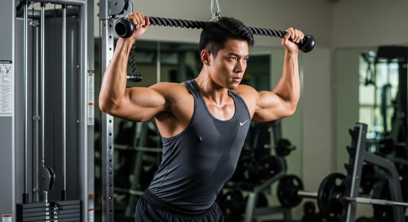 【上腕三頭筋（二の腕）】「腕の太さ」そのものを作るトレーニング