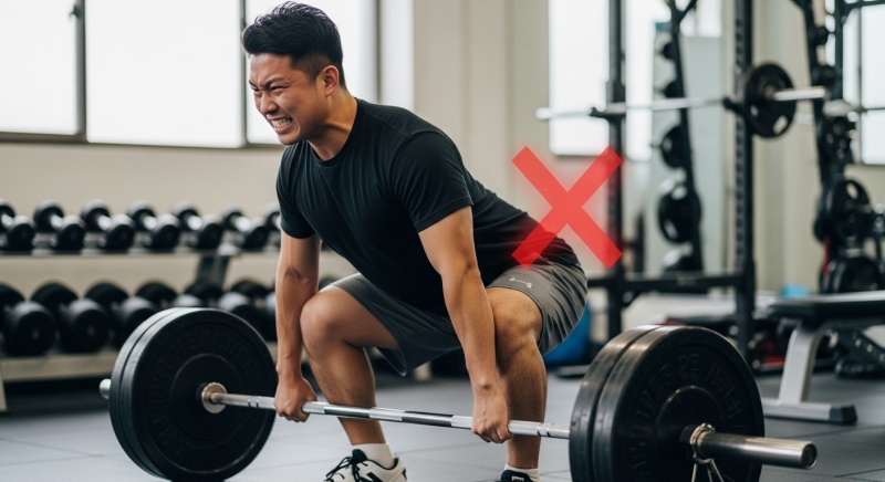 腰を痛める原因！デッドリフトの「絶対NGフォーム」と修正法