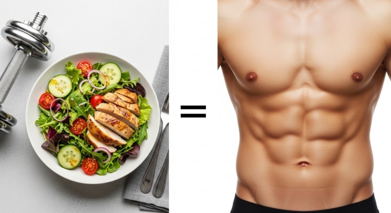 まとめ：食事で「脂肪を削ぎ」、トレで「溝を深く」せよ