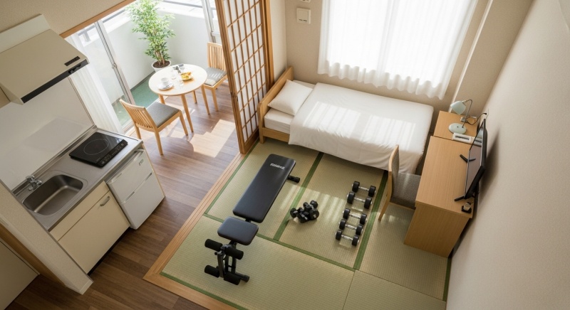 実践！省スペース・ホームジムのレイアウト事例集