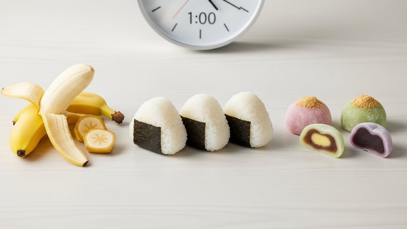 【作業前（プレワークアウト）】1時間前に「おにぎり1個」を搬入せよ