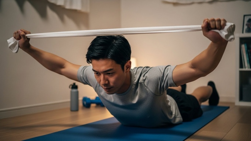 【実践・上半身】音を消して胸と背中を破壊する「ステルス・メニュー」