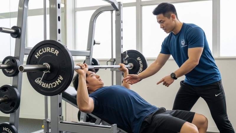 バーベルの軌道は「直線」ではない。「Jカーブ」を描け