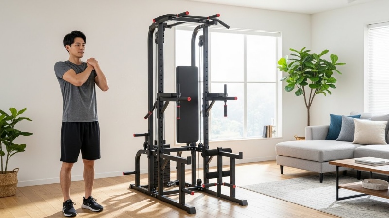 【自宅の現場化】懸垂マシン(チンニングスタンド)は買うべきか?