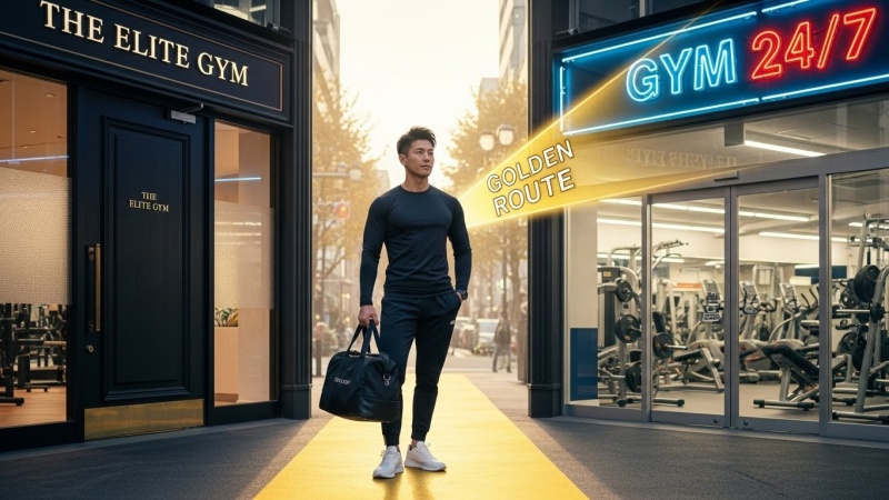 【筋トレ初心者】24時間ジムとパーソナルどっち？「教習所理論」で失敗回避！コスパ最強の黄金ルート