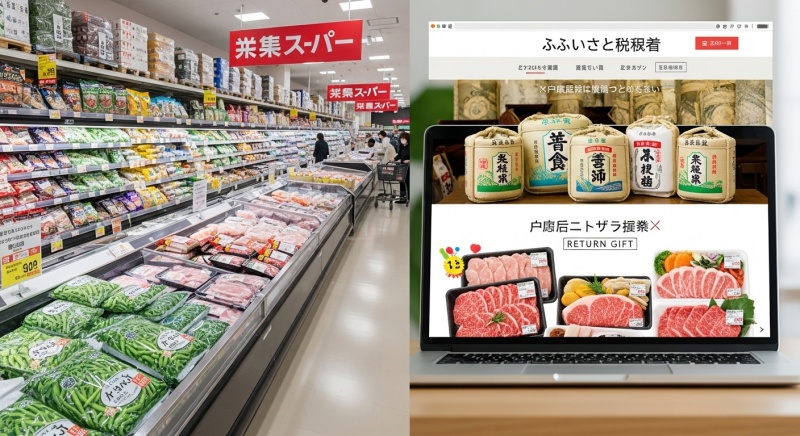 買い物は「戦」だ！スーパー・業務スーパー・ふるさと納税の使い分け術