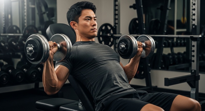 【1畳要塞化計画】ダンベル+「インクラインベンチ」で全身を網羅せよ